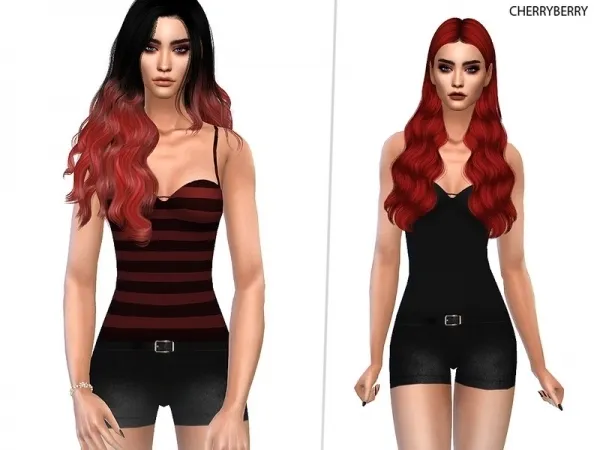 Maxis Match CherryBerrySim's Modern Vampire Outfit - The Sims 4 Custom Content