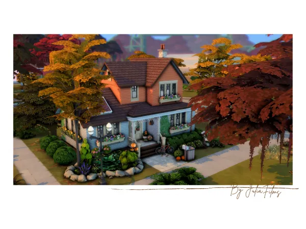 Maxis Match Autumn House - The Sims 4 Custom Content