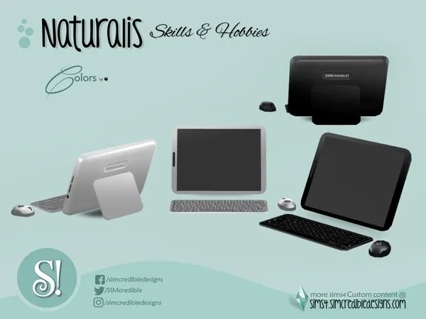 Naturalis notebook - The Sims 4 Custom Content
