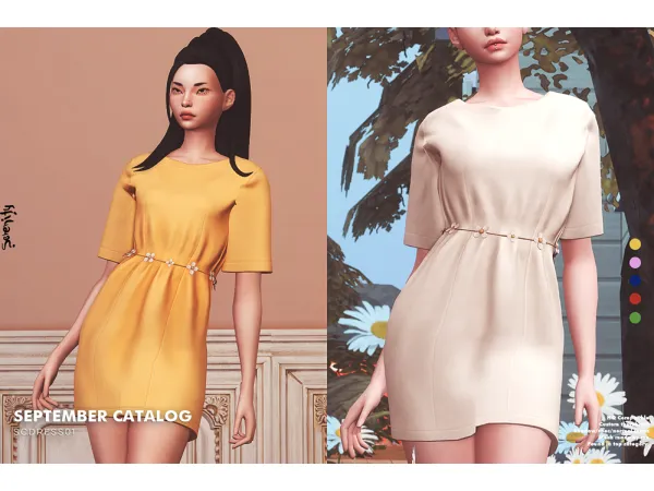 Alpha SC Dress01 - The Sims 4 Custom Content