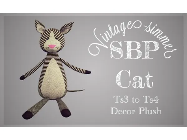 Alpha SBP Cat - The Sims 4 Custom Content