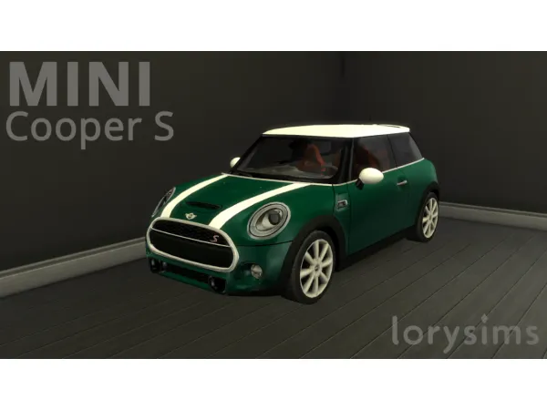 Maxis Match MINI Cooper S by LorySims - The Sims 4 Custom Content