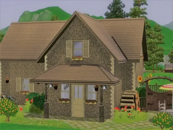 sgK45's Little Cottage empty no - The Sims 3 Custom Content