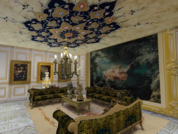Golden Ornamented Ceilings Set V