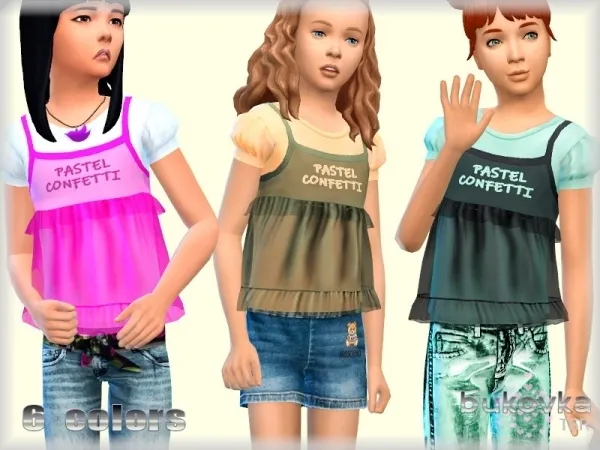 Maxis Match bukovka's Shirt Transparent - The Sims 4 Custom Content
