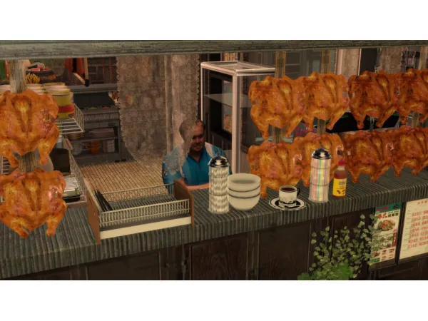 Alpha dung hongkong set - The Sims 4 Custom Content