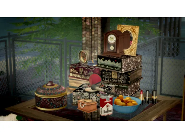 Alpha Korean seashell console closet Seashell Jewelry boxby mj - The Sims 4 Custom Content