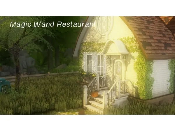 Maxis Match Magic Wand a restaurant in Glimmerbrook - The Sims 4 Custom Content