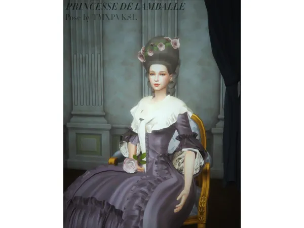 Maxis Match POSE PACK Ladies of the Petit Trianon - The Sims 4 Custom Content