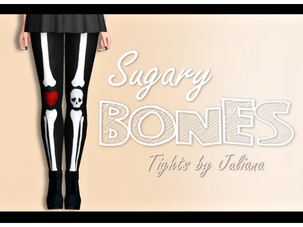 Juliana Sugary Bones Tights - The Sims 3 Custom Content