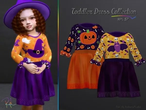 Maxis Match RobertaPLobo's TODDLER Collection RPL57 Halloween - The Sims 4 Custom Content