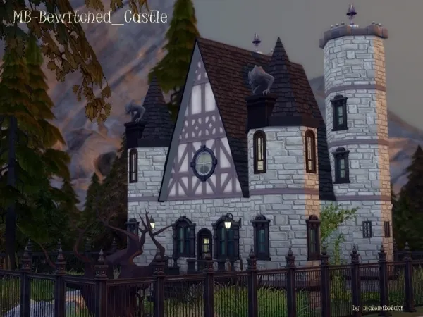 Alpha matomibotaki's MB Bewitched_Castle - The Sims 4 Custom Content