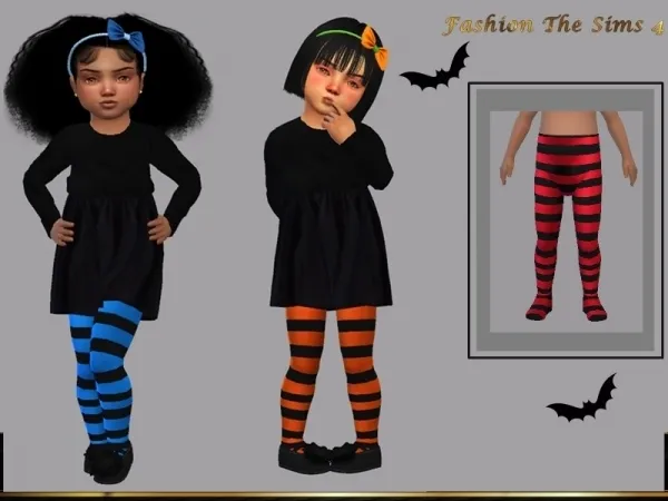 Alpha LYLLYAN's Paula baby socks - The Sims 4 Custom Content