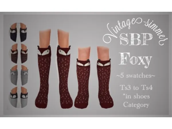 Alpha SBP Foxy - The Sims 4 Custom Content