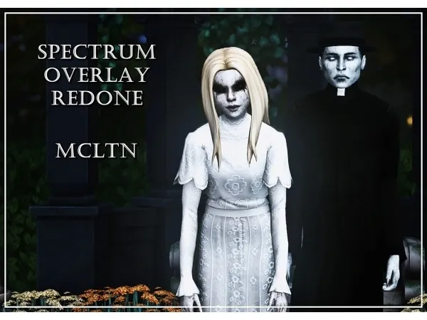 Alpha SPECTRUM OVERLAY AND BLUSH REDONE by Moonchild - The Sims 4 Custom Content