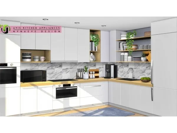 Alpha Avis Kitchen Appliances - The Sims 4 Custom Content