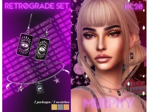 Alpha Retrograde Set [HC20] - The Sims 4 Custom Content