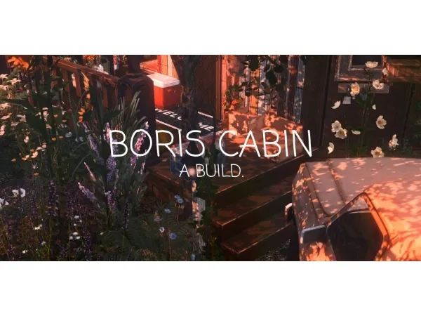 Maxis Match Boris cabin - The Sims 4 Custom Content