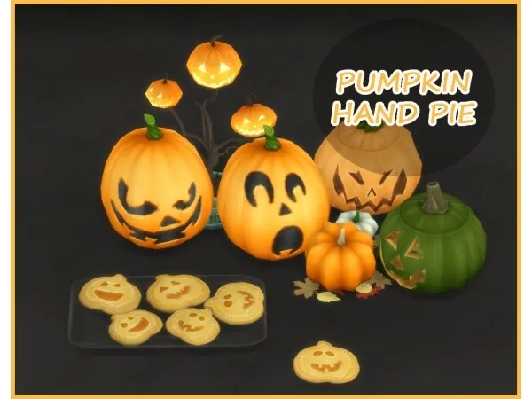 Maxis Match PUMPKIN HAND PIE by icemunmun - The Sims 4 Custom Content