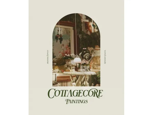 Alpha cottagecore paintings - The Sims 4 Custom Content