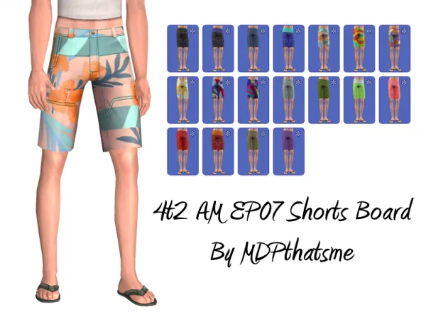 Shorts Board - The Sims 2 Custom Content