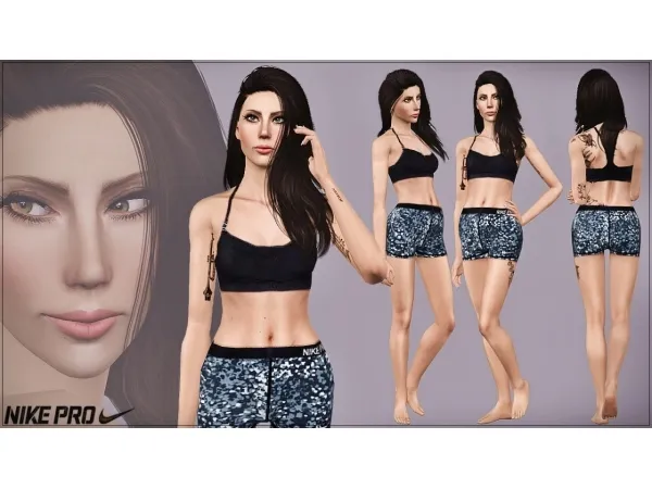 artsims] Pole Dance Athletic Outfit - The Sims 3 Custom Content