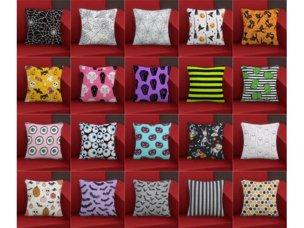 Maxis Match Spooky Pillow - The Sims 4 Custom Content