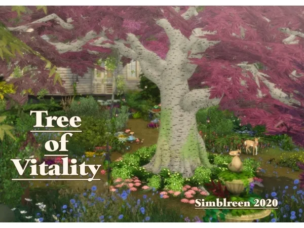 Maxis Match TREE OF VITALITY - The Sims 4 Custom Content