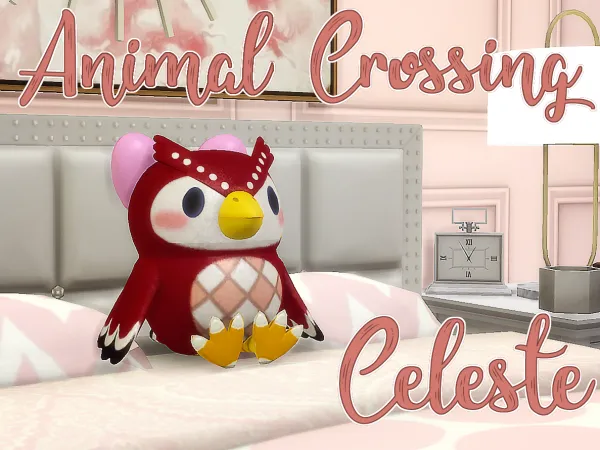 Alpha Celeste An Animal Crossing Plushie - The Sims 4 Custom Content