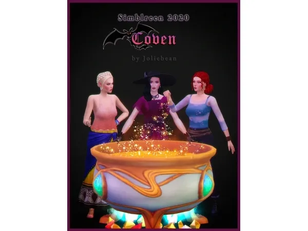 Maxis Match Coven Set Simblreen 2020 Gift by Joliebean - The Sims 4 Custom Content