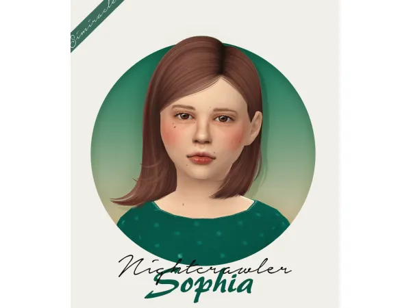Alpha Nightcrawler Sophia Kids Version - The Sims 4 Custom Content