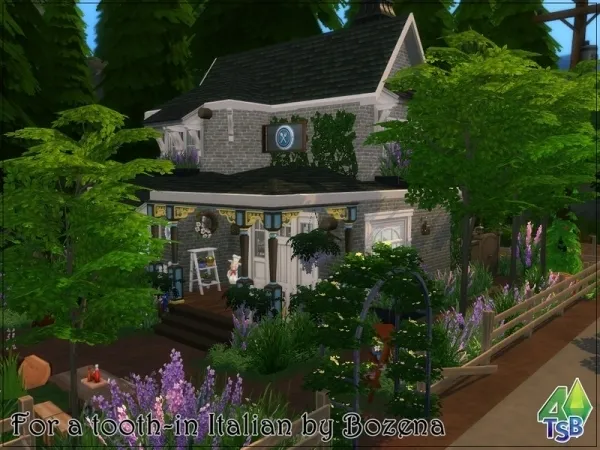 Alpha bozena's For a tooth in Italian - The Sims 4 Custom Content
