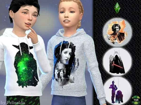 Maxis Match Pelineldis' Star Wars Hoodie - The Sims 4 Custom Content