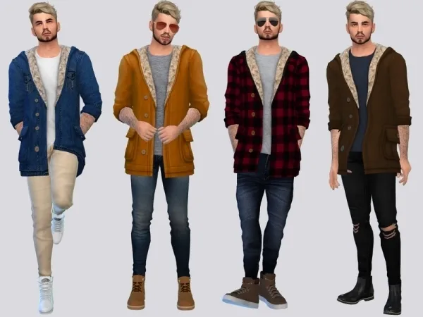Maxis Match McLayneSims' Sierra Autumn Jacket - The Sims 4 Custom Content