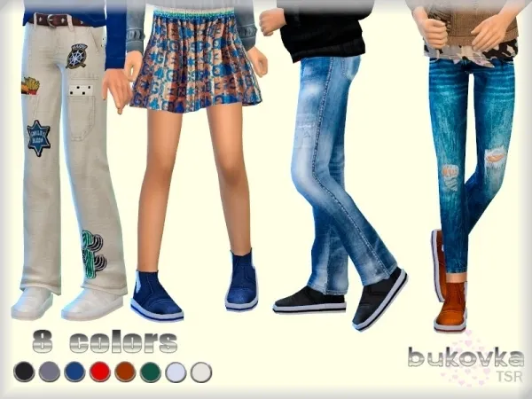 Maxis Match bukovka's Boots Child - The Sims 4 Custom Content