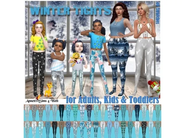 Maxis Match Winter Tights 2020 - The Sims 4 Custom Content