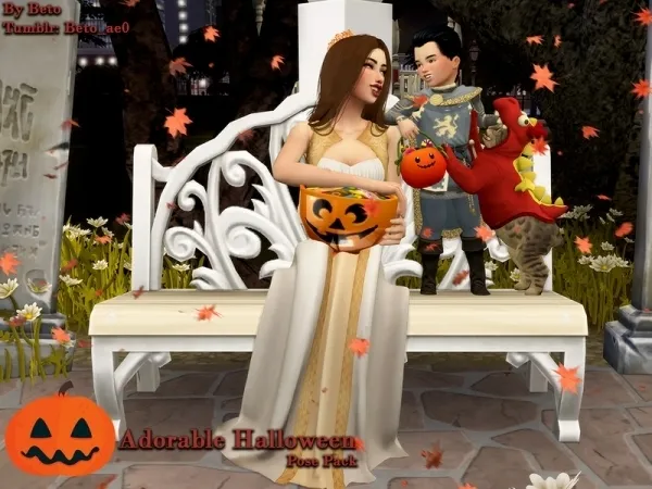 Beto_ae0's Adorable Halloween (Pose Pack)