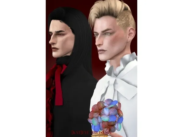 Alpha [KAT]Eye bruises 04 - The Sims 4 Custom Content