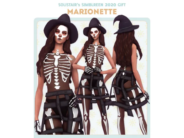 Alpha Marionette by solistair - The Sims 4 Custom Content