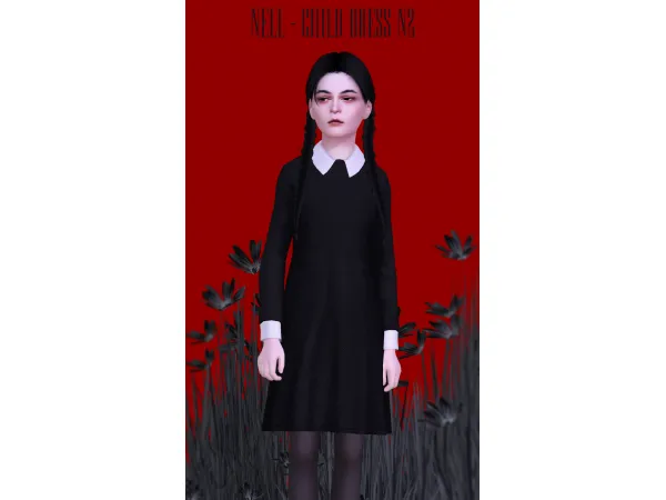 Mix Child Dress N2 - The Sims 4 Custom Content