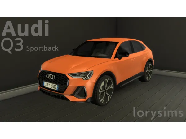 Maxis Match Audi Q3 Sportback by LorySims - The Sims 4 Custom Content