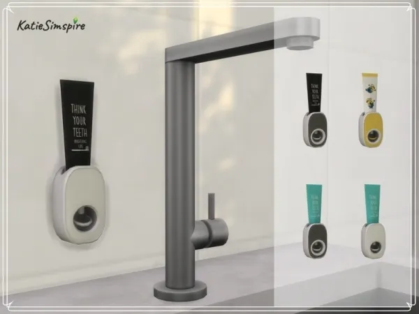Alpha Katiesimspire's Automatic Toothpaste Dispenser - The Sims 4 Custom Content