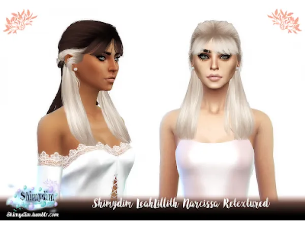 Alpha S4 LeahLillith Narcissa Retexture Ombre Naturals Unnaturals - The Sims 4 Custom Content