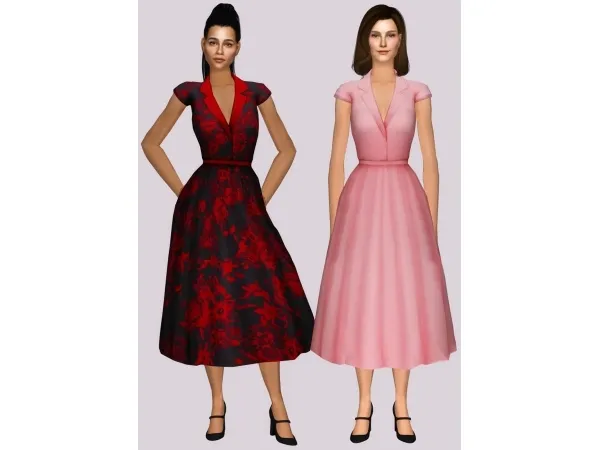 4t2 Sentate Haute Couture 1949 Collection by simsfinds - The Sims 2 Custom Content