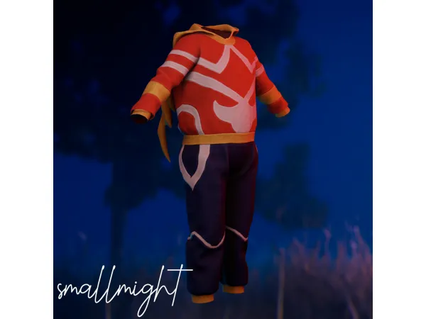 Alpha Smallmight onesie by amelylina - The Sims 4 Custom Content