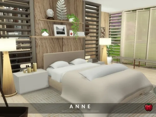 Alpha melapples' Anne bedroom - The Sims 4 Custom Content
