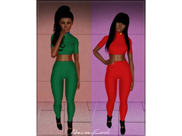 Alexander Wang Outfit - The Sims 3 Custom Content