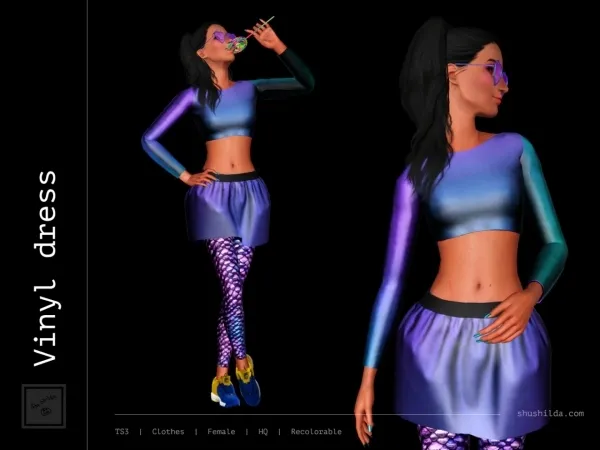 Vinyl set - The Sims 3 Custom Content