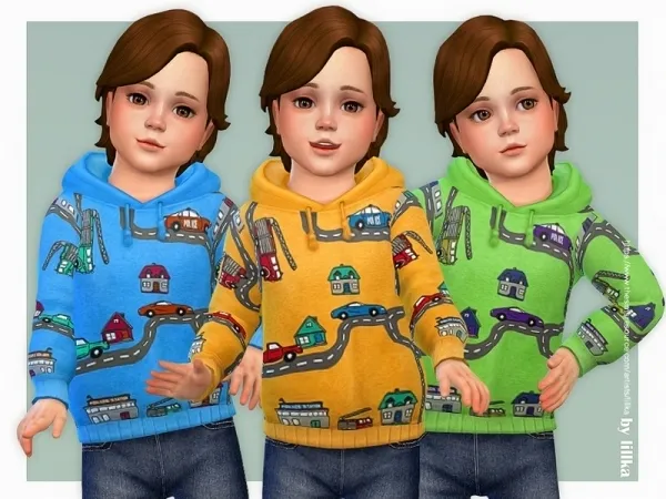 Maxis Match lillka's Hoodie for Toddler Boys 10 - The Sims 4 Custom Content