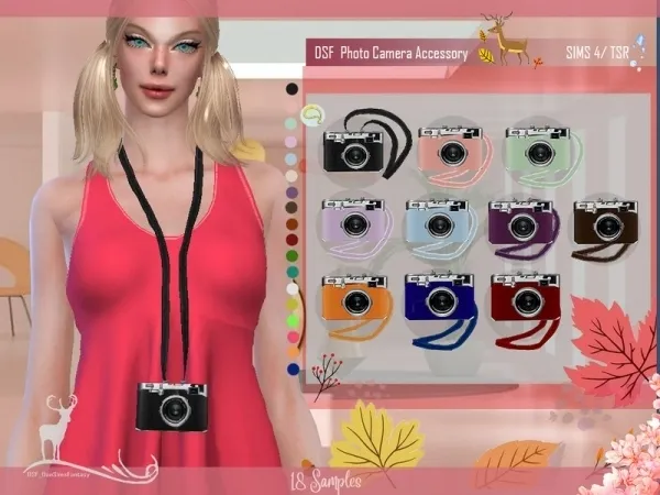 Maxis Match DanSimsFantasy's DSF Photo Camera Accessory - The Sims 4 Custom Content
